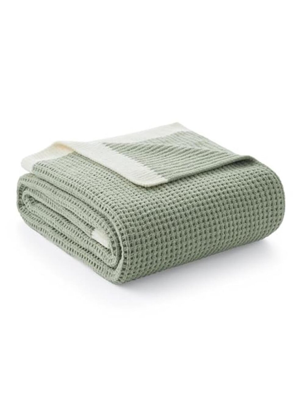 Throw Blanket Waffle Knit Reversible Soft Cozy Lightweight Couch Bed Sofa Modern